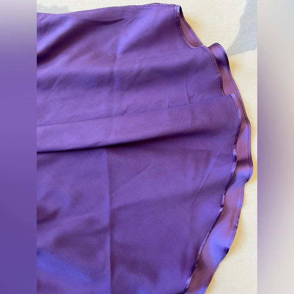 Cache Top Vintage Silk Jazz Age Blouse Sleeveless Sequined Amethyst Size M - Picture 15 of 16
